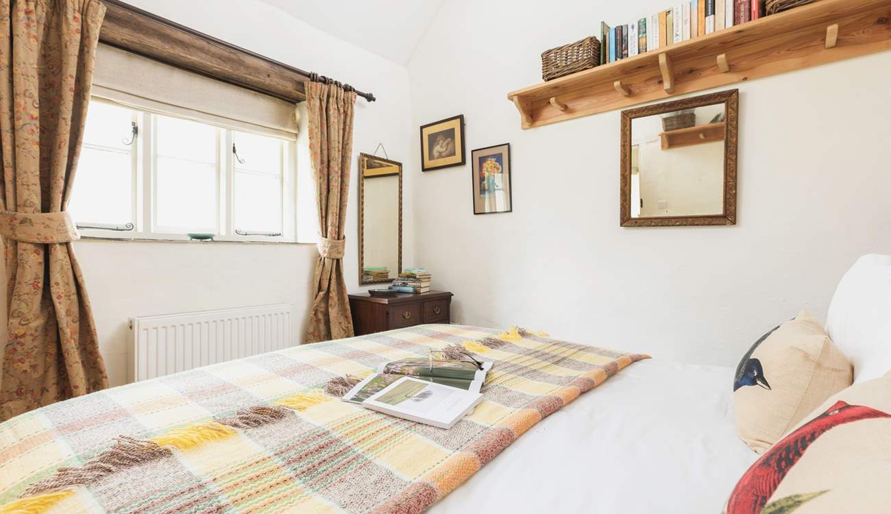 This room also looks out over the garden.