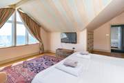 The super-king bedroom on the first floor, just look at that view you'll get to wake up to.