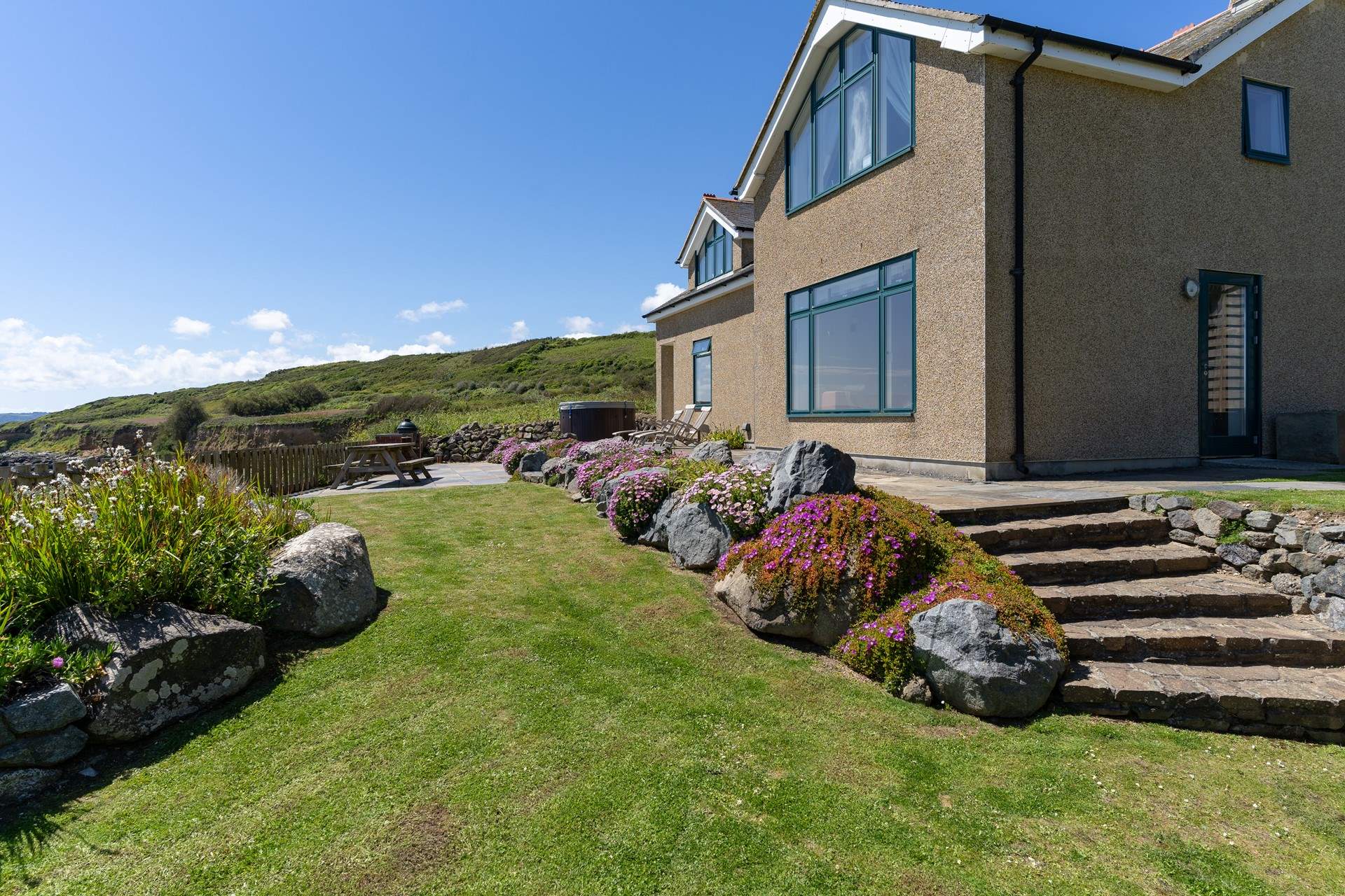 Such a stunning location with beautiful gardens and private parking.