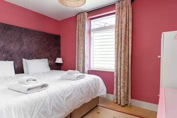 The ground floor zip and link (king size or twin) bed to the rear of the house.