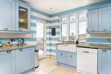 The well equipped kitchen awaits your arrival.