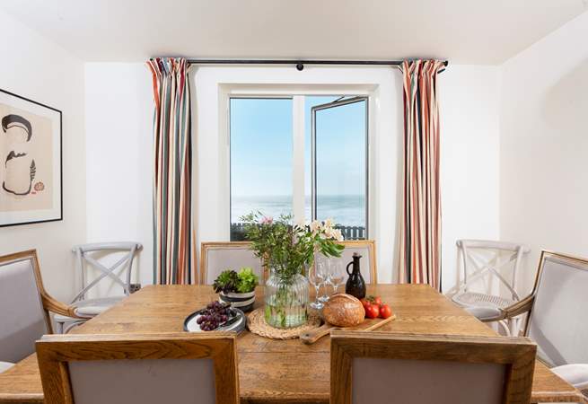 Dine with the Atlantic ocean beside you.