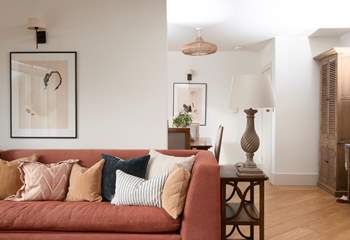 The home is spacious and stylish.