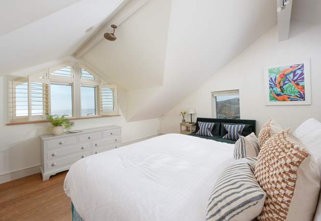 Gaze out to the Atlantic.