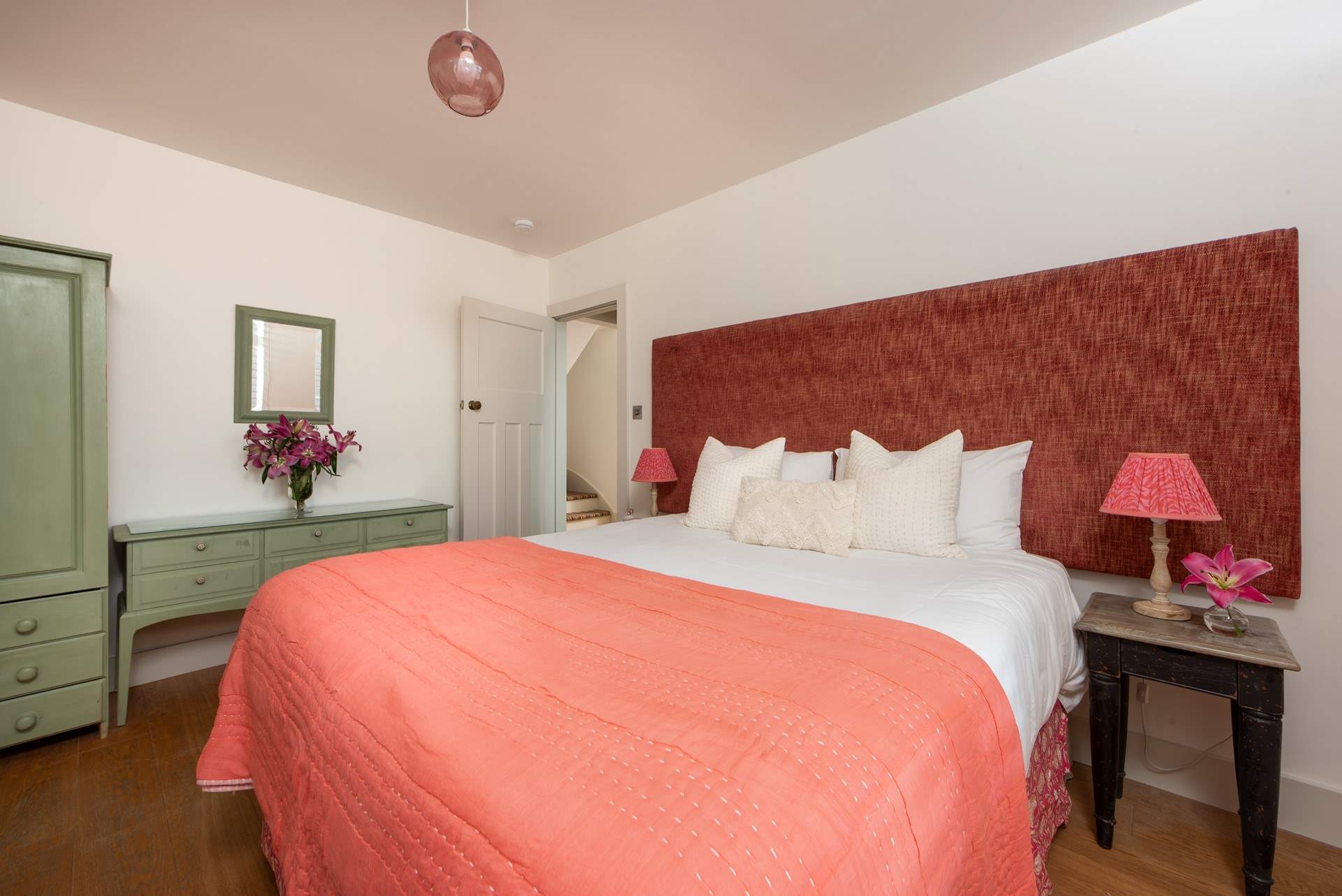 Sweet dreams in this lovely space, every room offers privacy in this beautiful coastal retreat.