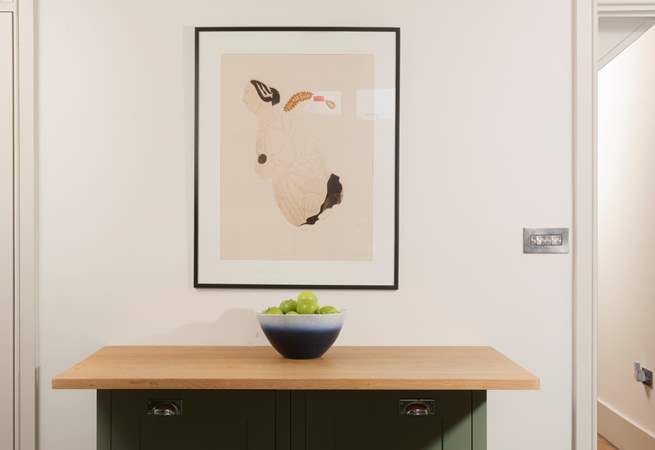 Stylish touches throughout.