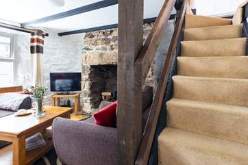 Take the stairs up to the bedrooms and wet room, the cottage stairs are narrow and steep in places, so please take care.