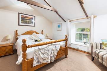 The gorgeous master bedroom.
