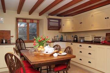 The kitchen.