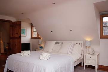 The master bedroom has an en suite shower-room.
