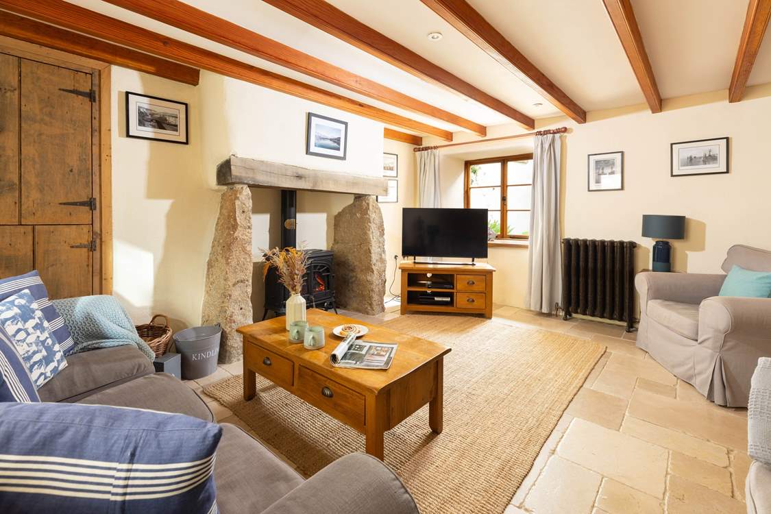 The cosy sitting-room.