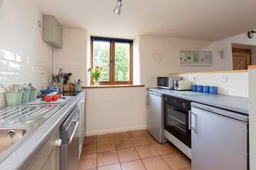 The kitchen is very well equipped and you have all that you need if you want to cook at home.