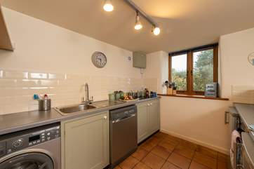 The kitchen is very well equipped and you have all that you need if you want to cook at home.