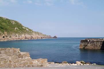 Lamorna Cove is eight miles away.