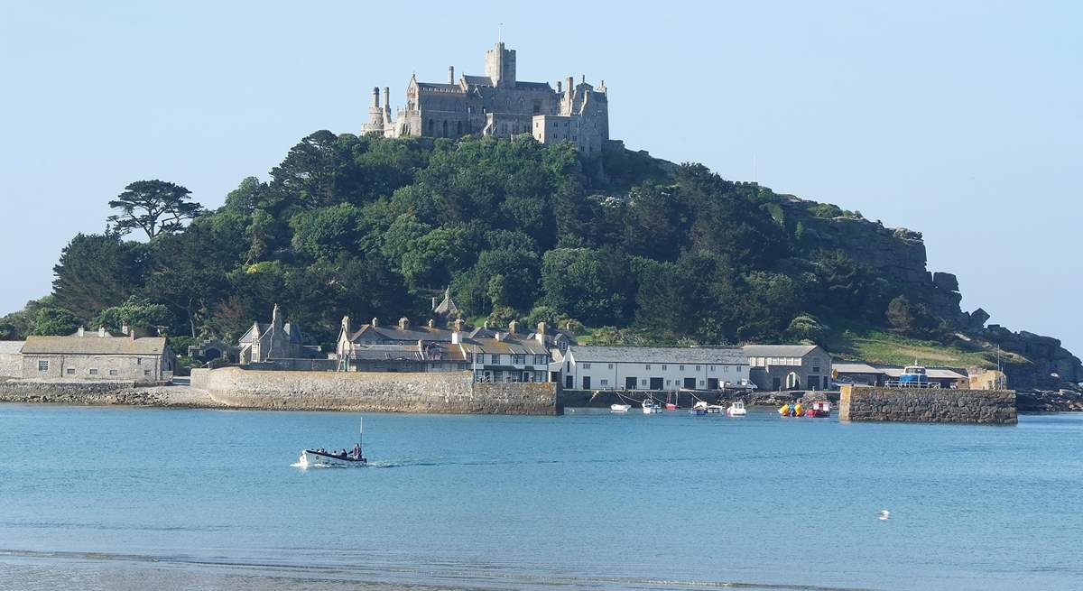 St Michael's Mount is one mile away.