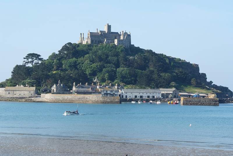 St Michael's Mount is one mile away.