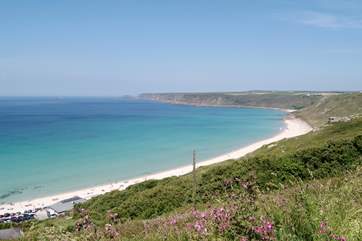 Sennen Cove is 10 miles away.