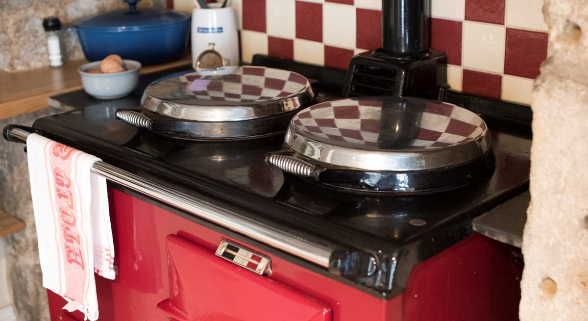 Prepare a meal on the Aga.