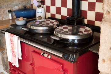 Prepare a meal on the Aga.