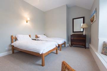 The twin bedroom.
