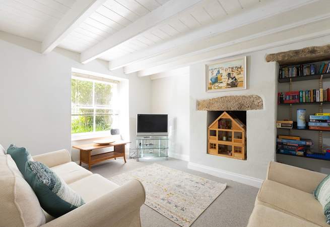 There is a second sitting-room with plenty of vintage games for the little ones to enjoy.