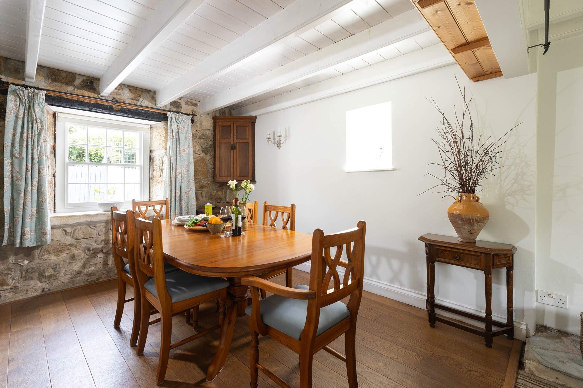 The dining-room a perfect spot for a family gathering.