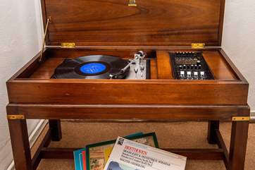 Enjoy listening to a record or two over a glass of wine.