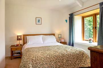The master bedroom on the first floor (Bedroom 2).
