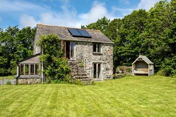 What a special spot Chough Cottage is in.