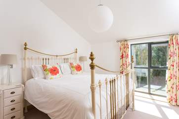 Bedroom 2 has a huge super-king (6') bedstead.