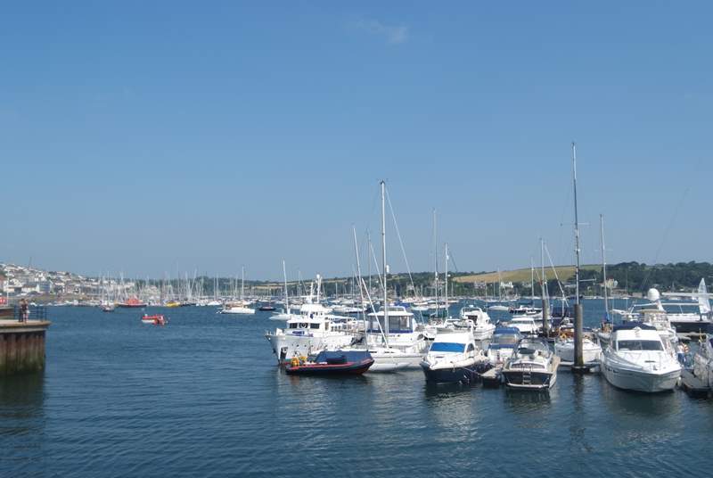 Falmouth is full of marinas, moorings and watersports of all kinds.