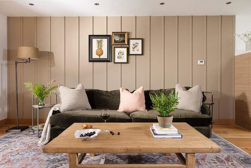 The cosy sitting area is just perfect to relax in at the end of a busy day exploring.