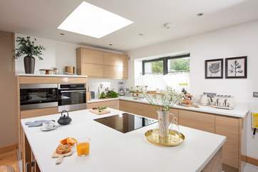 Simply sleek kitchen interiors sit perfectly with Ferns more rustic styles.