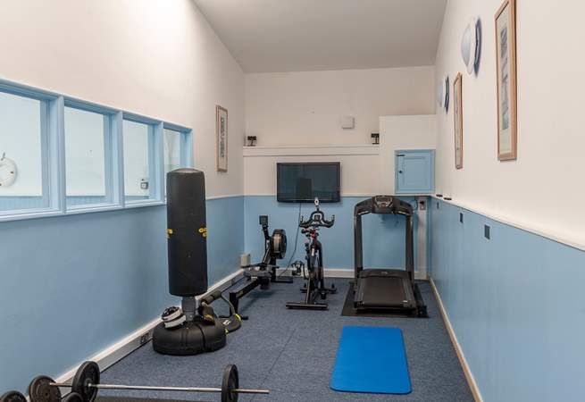 The communal gym is located in the pool house so don't forget to pack your trainers.