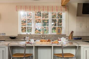 Relax over a leisurely breakfast before going off to explore.