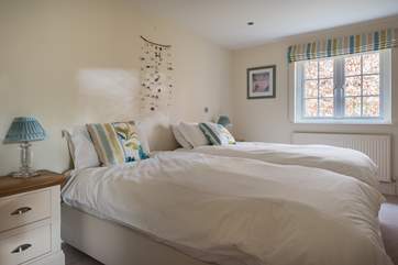 Bedroom 2 has 'zip and link' (super-king or twin) beds.