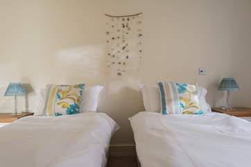 Pretty touches of colour throughout the cottage.