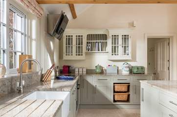 Lovely Shaker-style kitchen units.