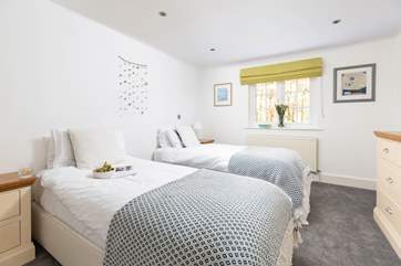 Bedroom 2 has 'zip and link' (super-king or twin) beds.