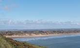 North Devon's beaches are as good as any in Cornwall for surfing! Endless stretches of golden sand and rolling waves. This is Saunton Sands. - Thumbnail Image