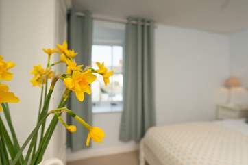 The cottage has a very peaceful feel. A twin bedroom and a double bedroom give the best flexibility.