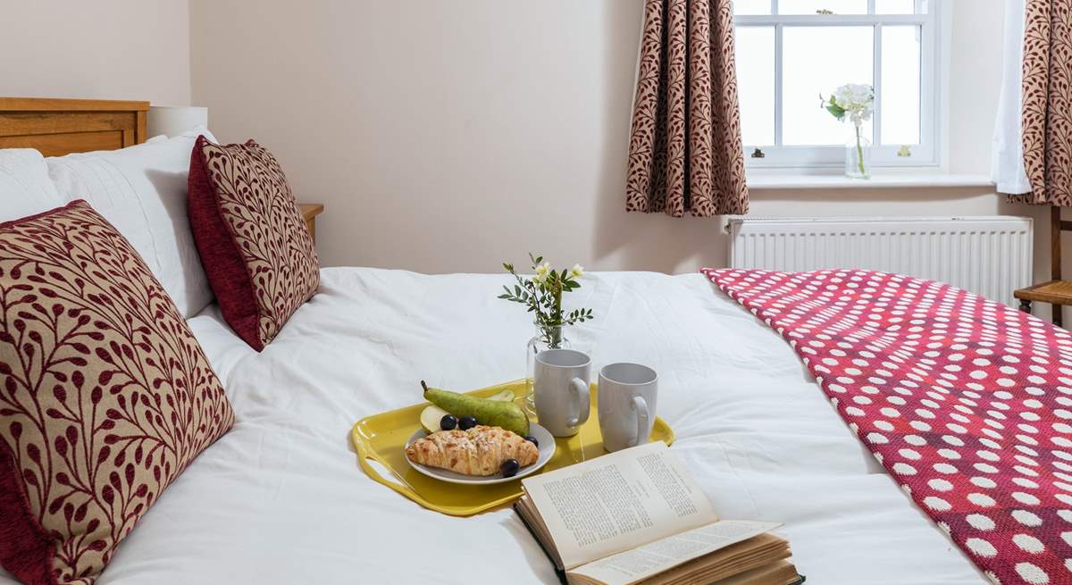 Breakfast in bed? well you are on holiday!