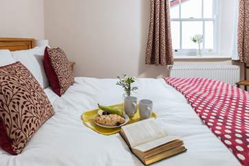 Breakfast in bed? well you are on holiday!