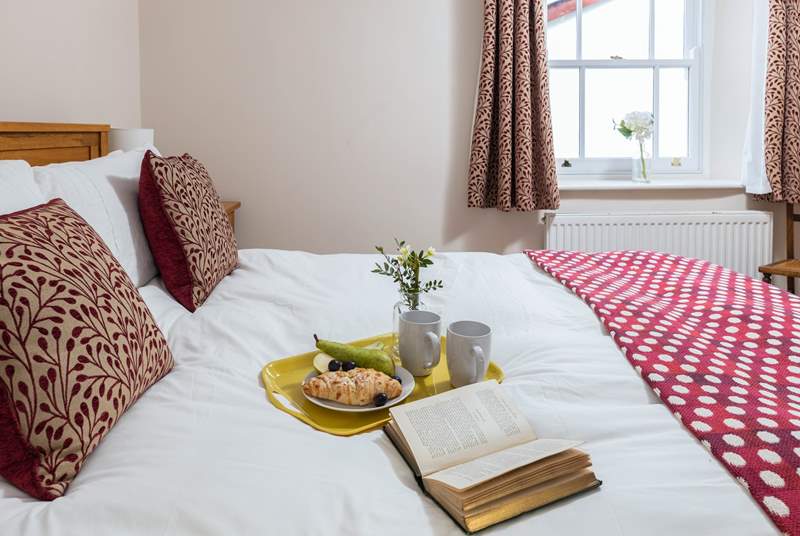 Breakfast in bed? well you are on holiday!