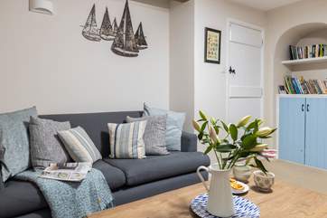 This delightful cottage is warm and welcoming.