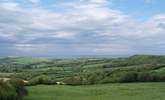 This is the view towards the coast from the top of the lane leading to Sturthill Stable. - Thumbnail Image