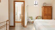 Peeking through to the en suite shower-room.