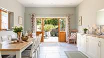 Throw open the patio doors and let the sunshine in.