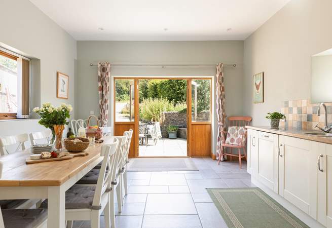 Throw open the patio doors and let the sunshine in.