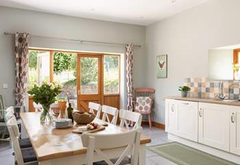 Holiday meals around the table.